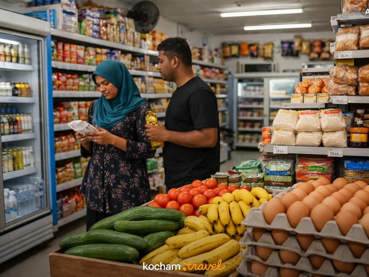 Ilustracja do tematu: Malediwy. Ceny w lokalnych sklepach na Hulhumale – ile kosztują podstawowe produkty spożywcze?