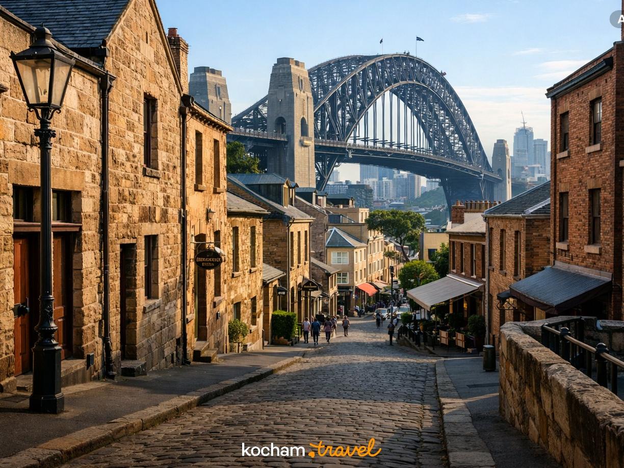Ilustracja do tematu: Australia. Śladami pierwszych osadników i mroczna historia dzielnicy The Rocks w Sydney