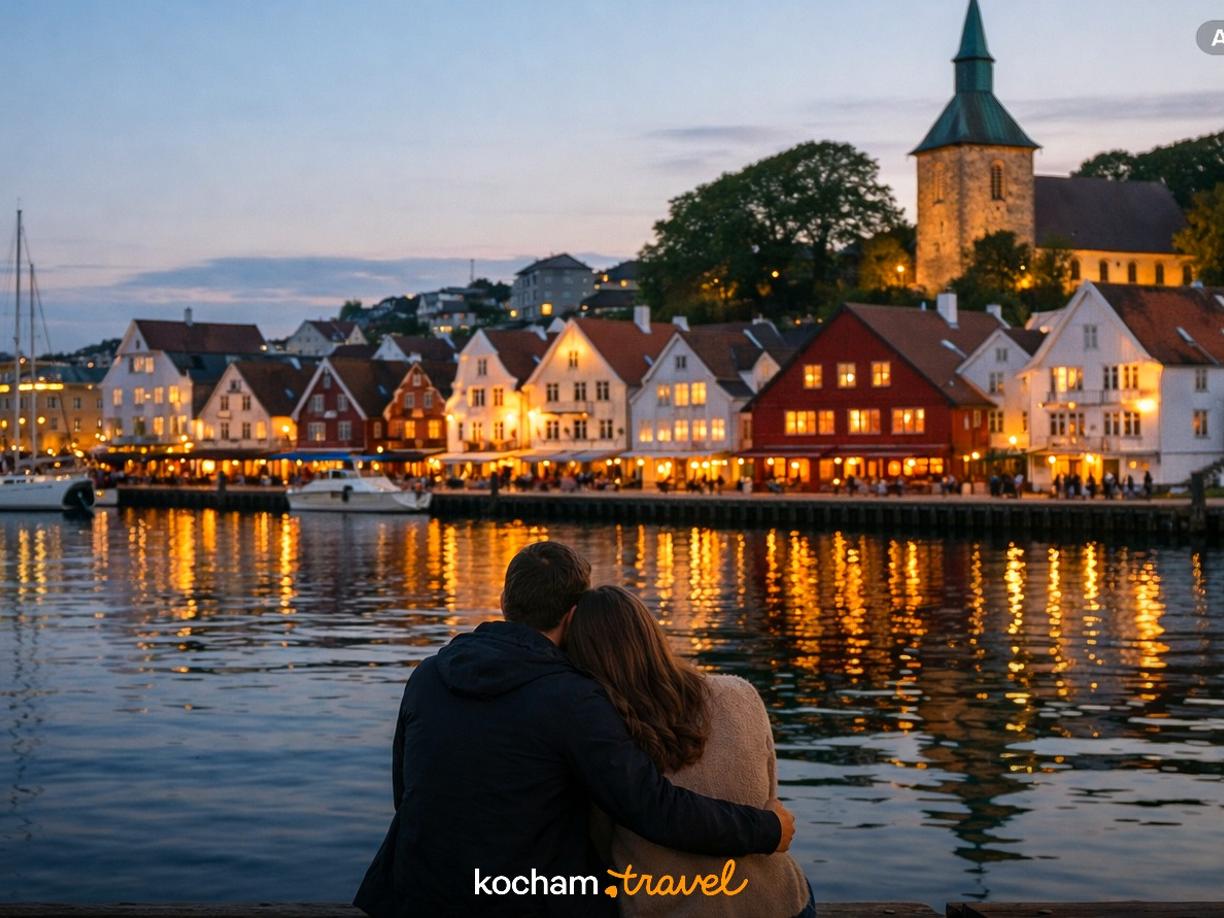 Ilustracja do tematu: Gdzie nocować w Stavanger w Norwegii, planując romantyczny wyjazd we dwoje