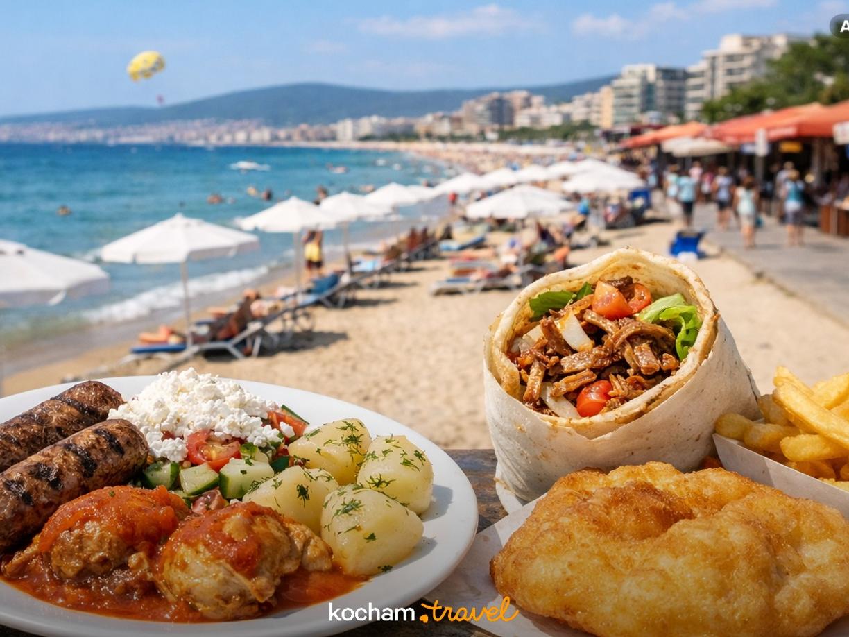 Ilustracja do tematu: Słoneczny Brzeg: gdzie zjeść — lokalne klasyki i street food?