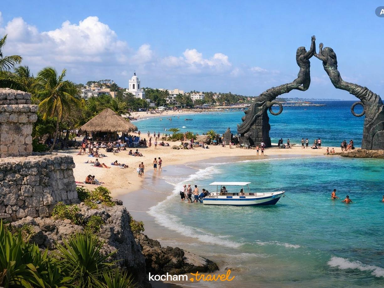 Ilustracja do tematu: Gotowy plan podróży: wyjazd do meksykańskiego Playa del Carmen na 7-dniowy urlop łączący relaks i zwiedzanie