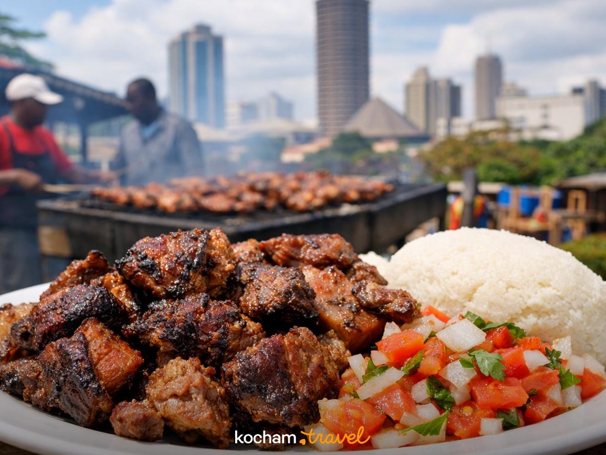 Ilustracja do tematu: Kenia. Nyama choma w Nairobi: gdzie szukać najlepszego grillowanego mięsa w stolicy?