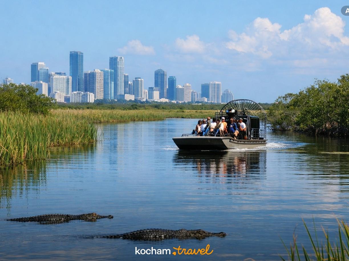 Ilustracja do tematu: Stany Zjednoczone. Jednodniowa wycieczka z Miami do Parku Narodowego Everglades