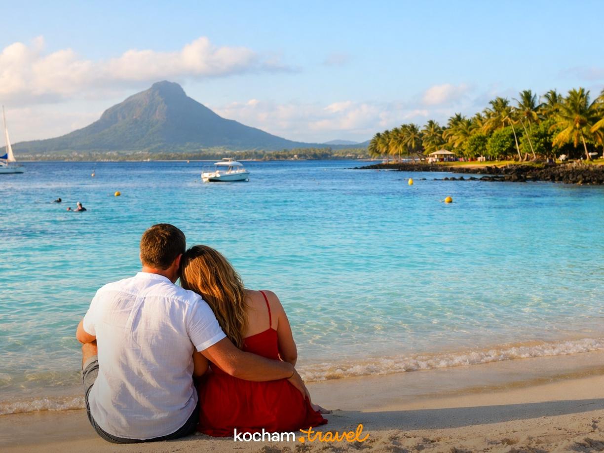 Ilustracja do tematu: Gotowy pomysł na romantyczny urlop dla dwojga w Blue Bay na Mauritiusie.