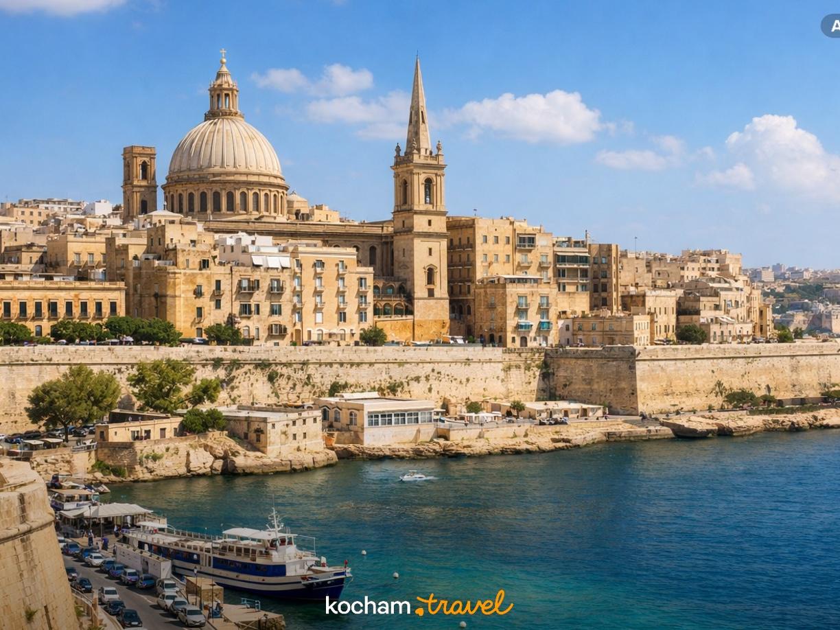 Ilustracja do tematu: Malta. Ile kosztuje dzień zwiedzania Valletty? Wyliczenia dla budżetu 150 zł, 300 zł i 500 zł.