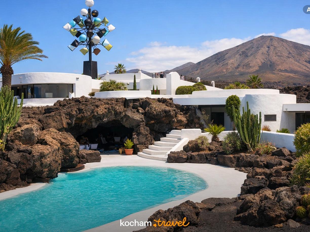 Ilustracja do tematu: Hiszpania. Śladami Césara Manrique, czyli jak słynny artysta ukształtował architekturę Lanzarote