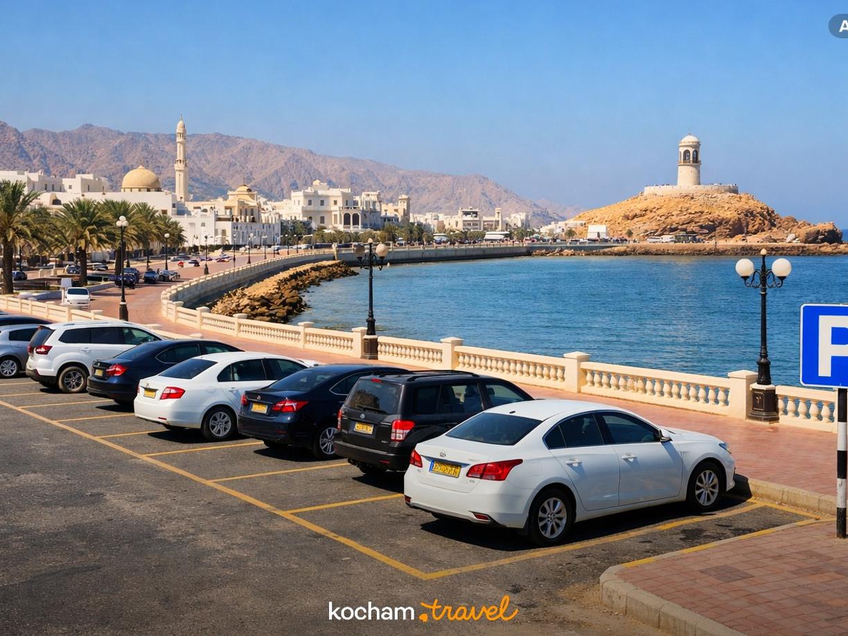 Ilustracja do tematu: Oman. Ceny parkingów w Sur: ile kosztuje postój w centrum miasta i przy nadmorskiej promenadzie?