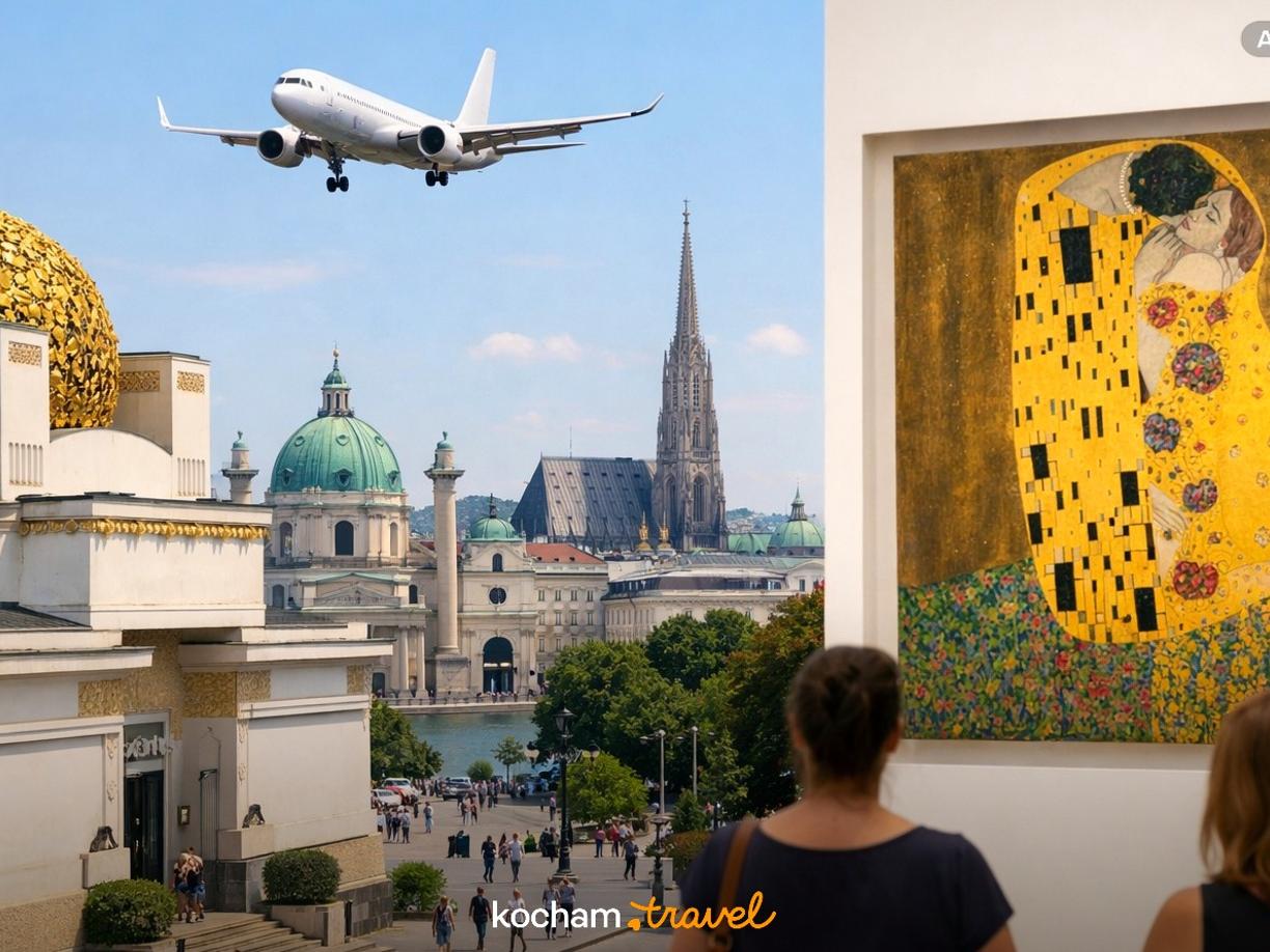 Ilustracja do tematu: Gdzie samolotem na urlop: Wiedeń, Austria szlakiem secesji i najsłynniejszych obrazów Gustava Klimta
