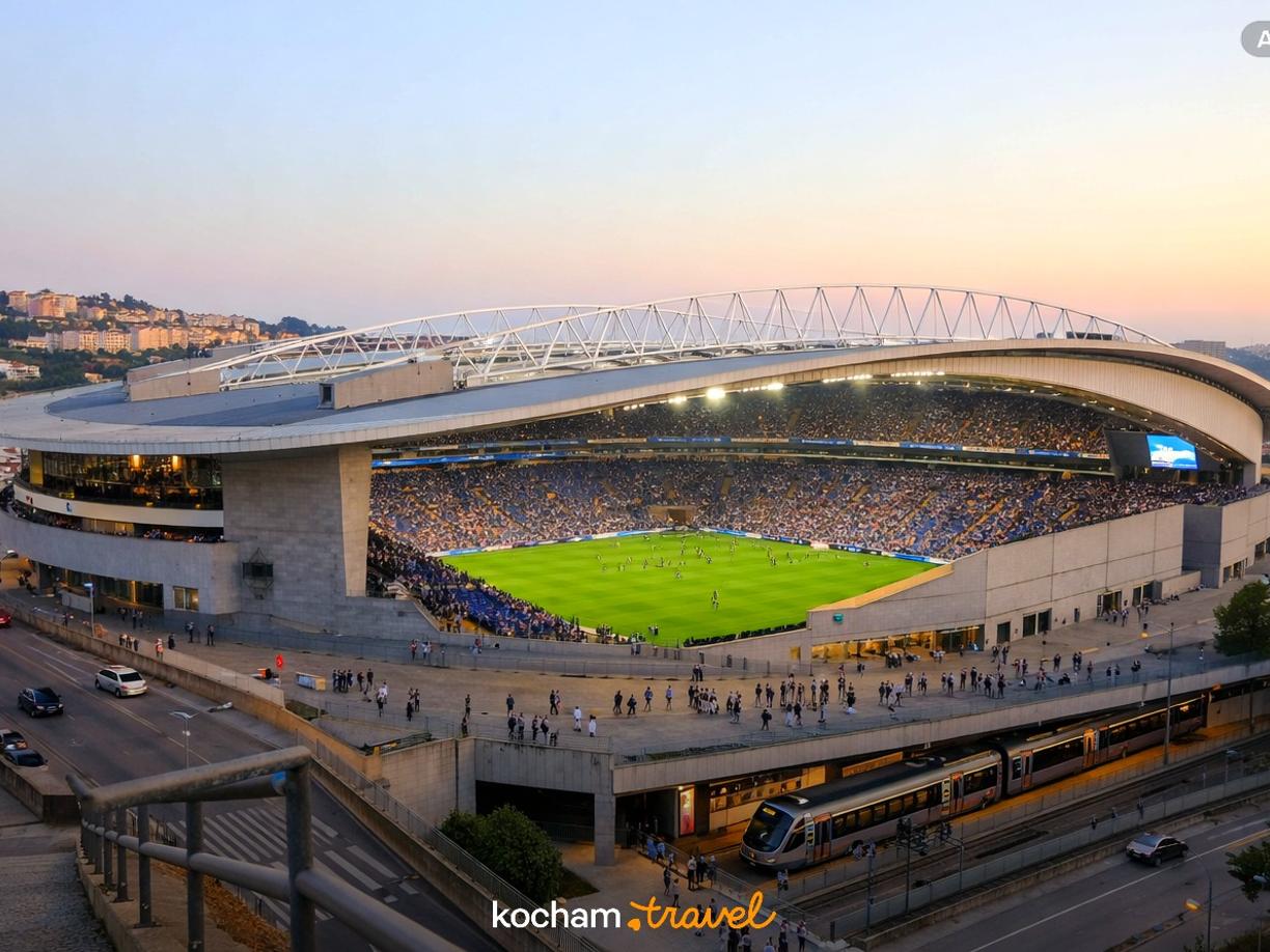 Ilustracja do tematu: Portugalia. Jak samemu zorganizować wyjazd na mecz FC Porto? Bilety na Estádio do Dragão i lokalna logistyka.