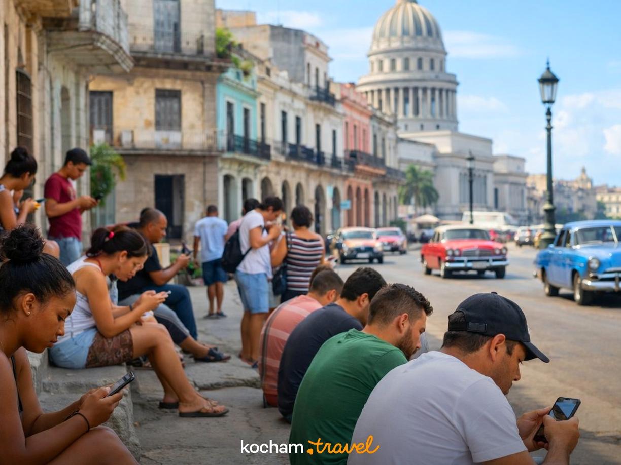 Ilustracja do tematu: Kuba. Ile kosztuje dostęp do internetu w Hawanie? Ceny kart ETECSA i Wi-Fi w 2026 roku