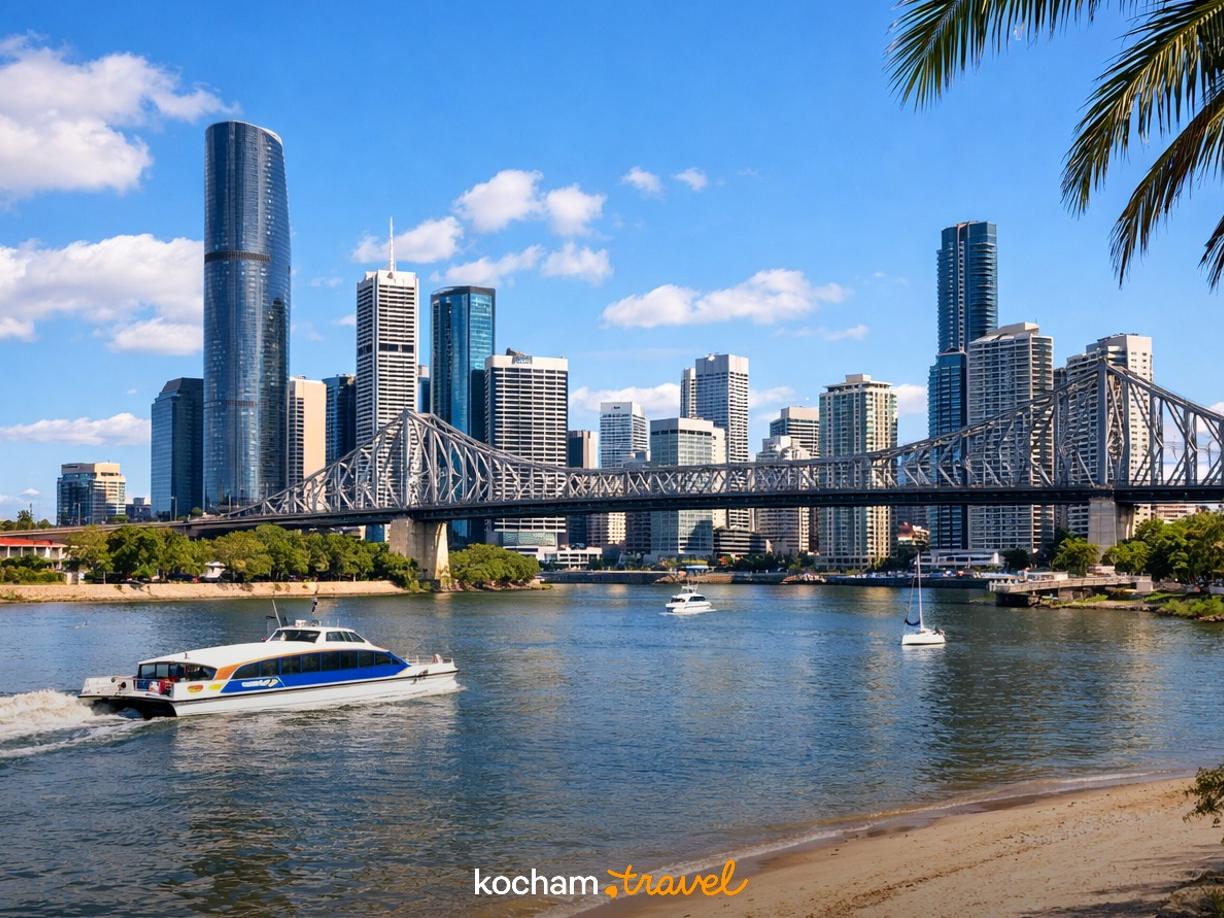 Ilustracja do tematu: Australia. Loty z Polski do Brisbane: aktualne widełki cenowe biletów i najtańsze miesiące na podróż