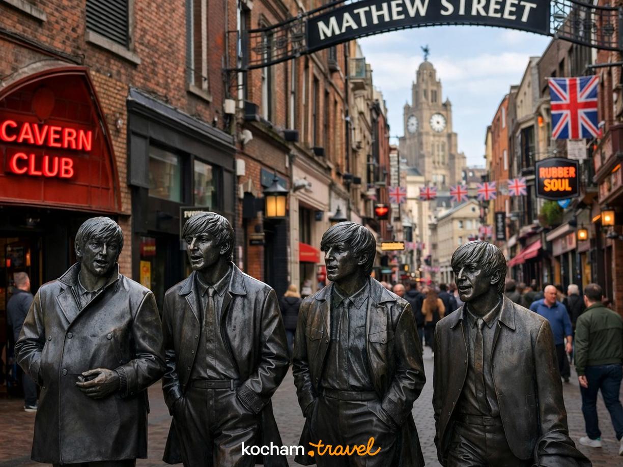 Ilustracja do tematu: City break z Krakowa: Liverpool - muzycznym szlakiem The Beatles po sercu Wielkiej Brytanii