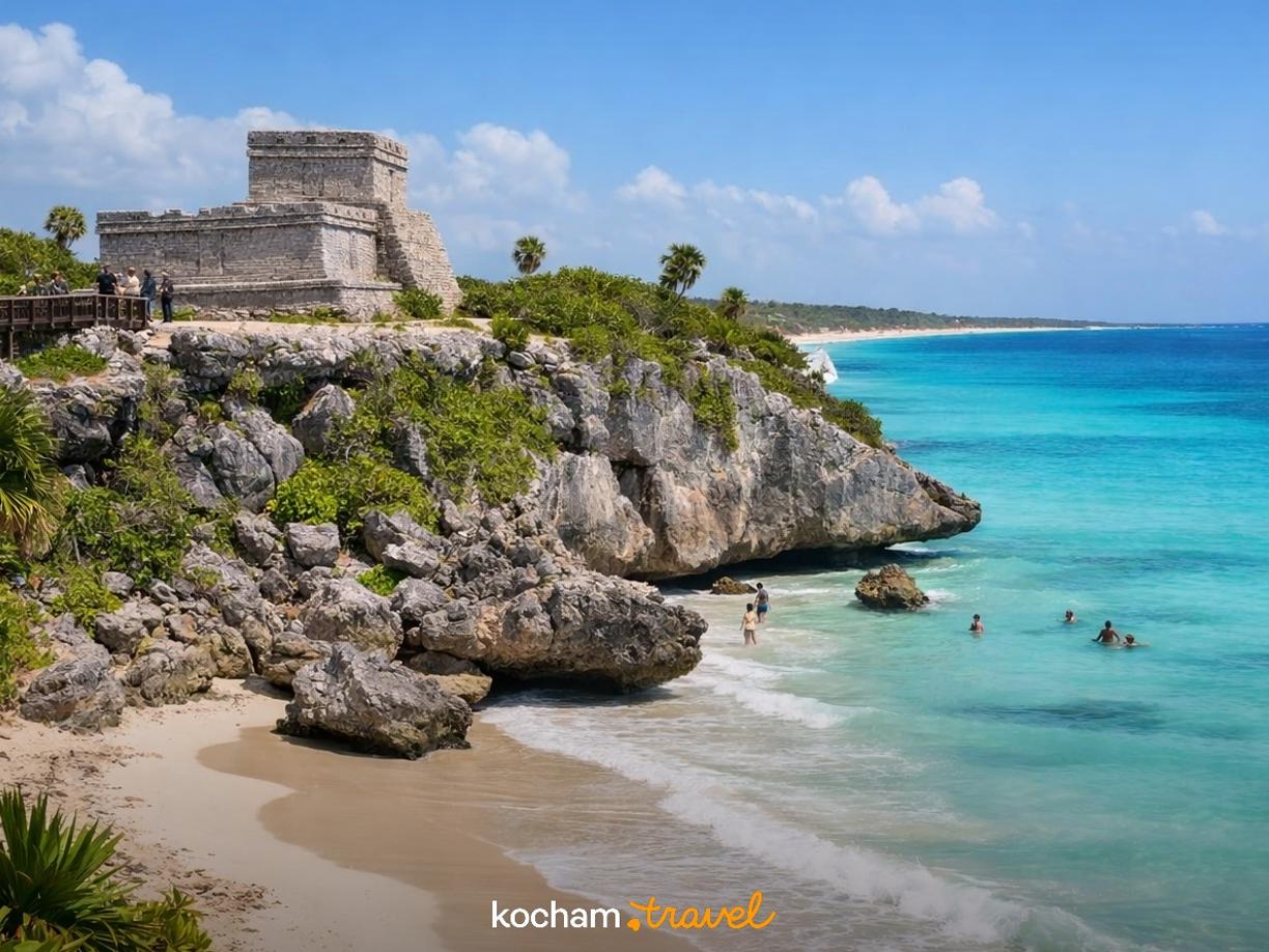 Ilustracja do tematu: Meksyk. Jak samemu zorganizować wyjazd do Tulum? Praktyczny plan krok po kroku.