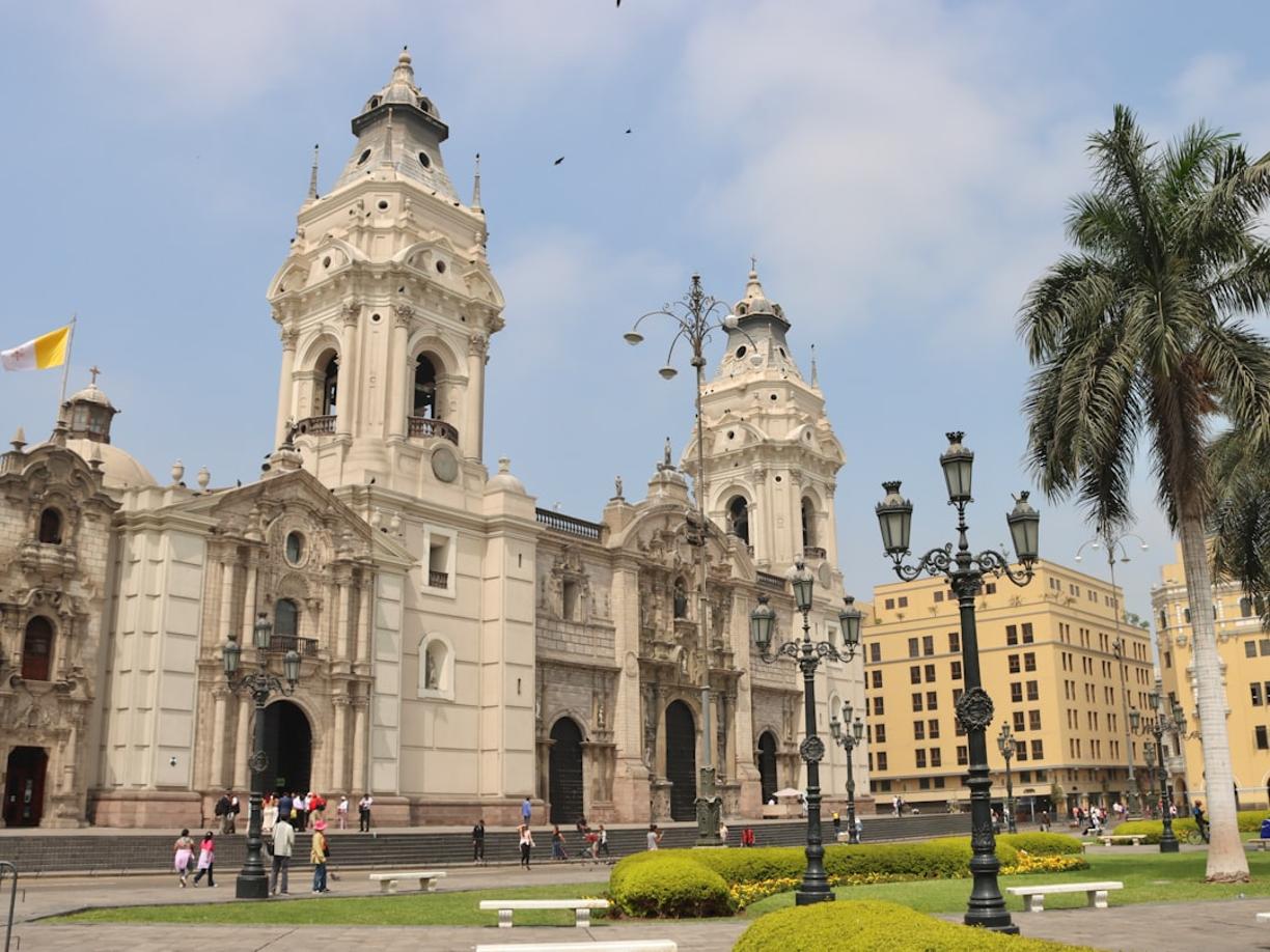 Kolorowy krajobraz Limy, Peru