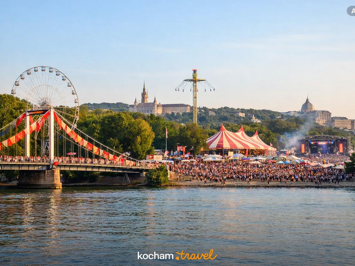 Ilustracja do tematu: Węgry. Jak samemu zorganizować wyjazd na sierpniowy Sziget Festival w Budapeszcie? Terminy, logistyka i zakup biletów.