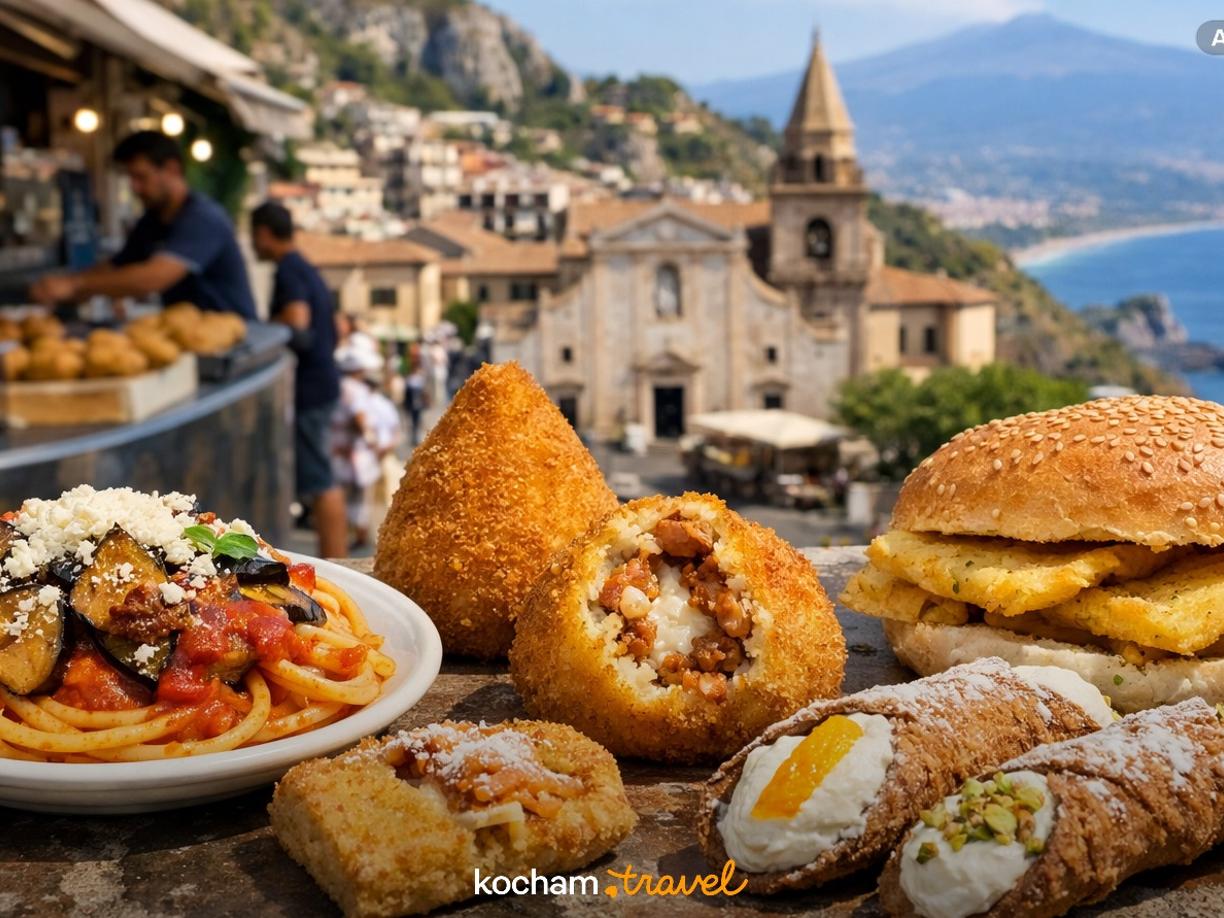 Ilustracja do tematu: Taormina: gdzie zjeść — lokalne klasyki i street food?