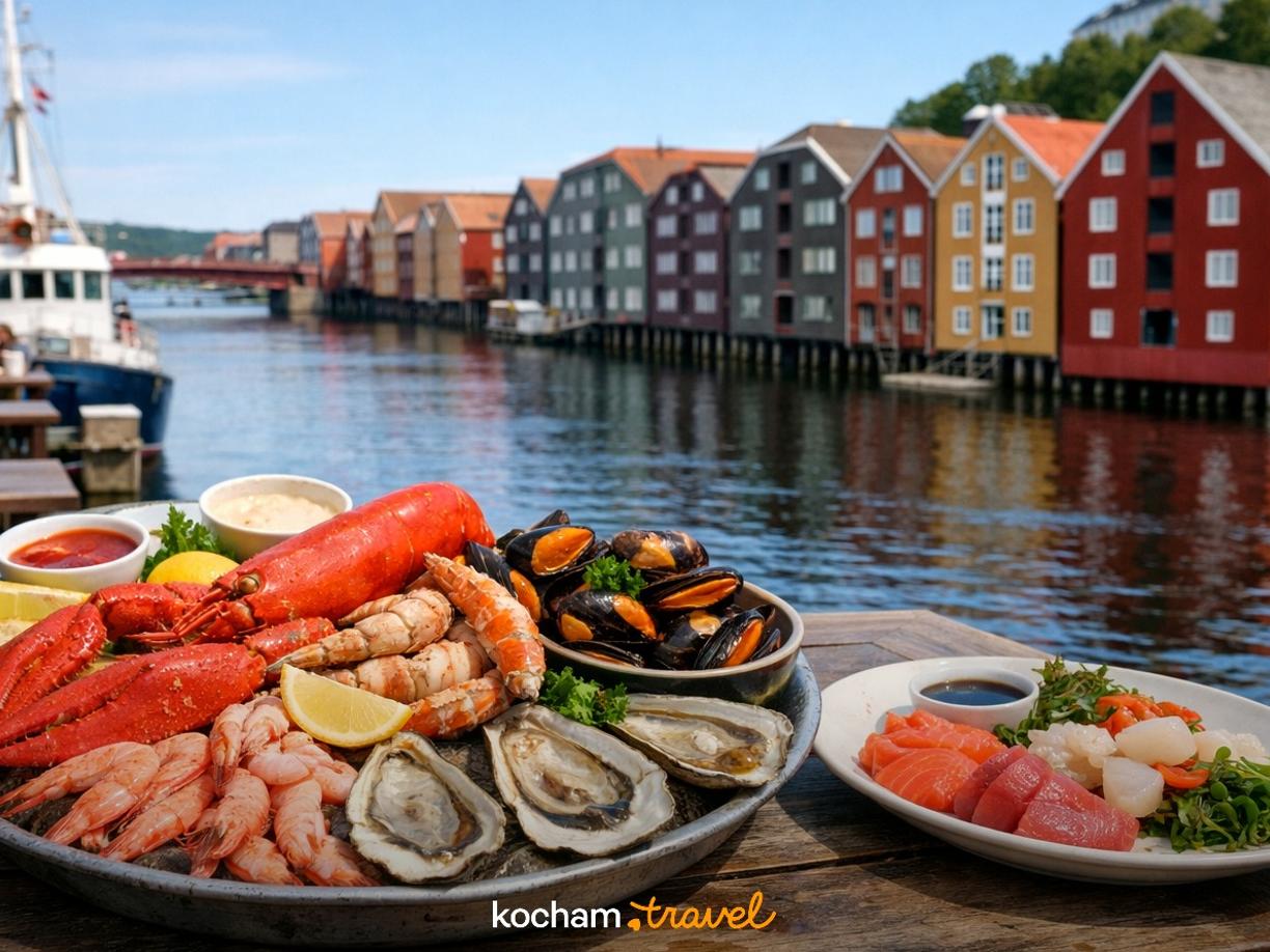 Ilustracja do tematu: Norwegia. Świeże owoce morza w Trondheim: gdzie szukać i co zamówić?