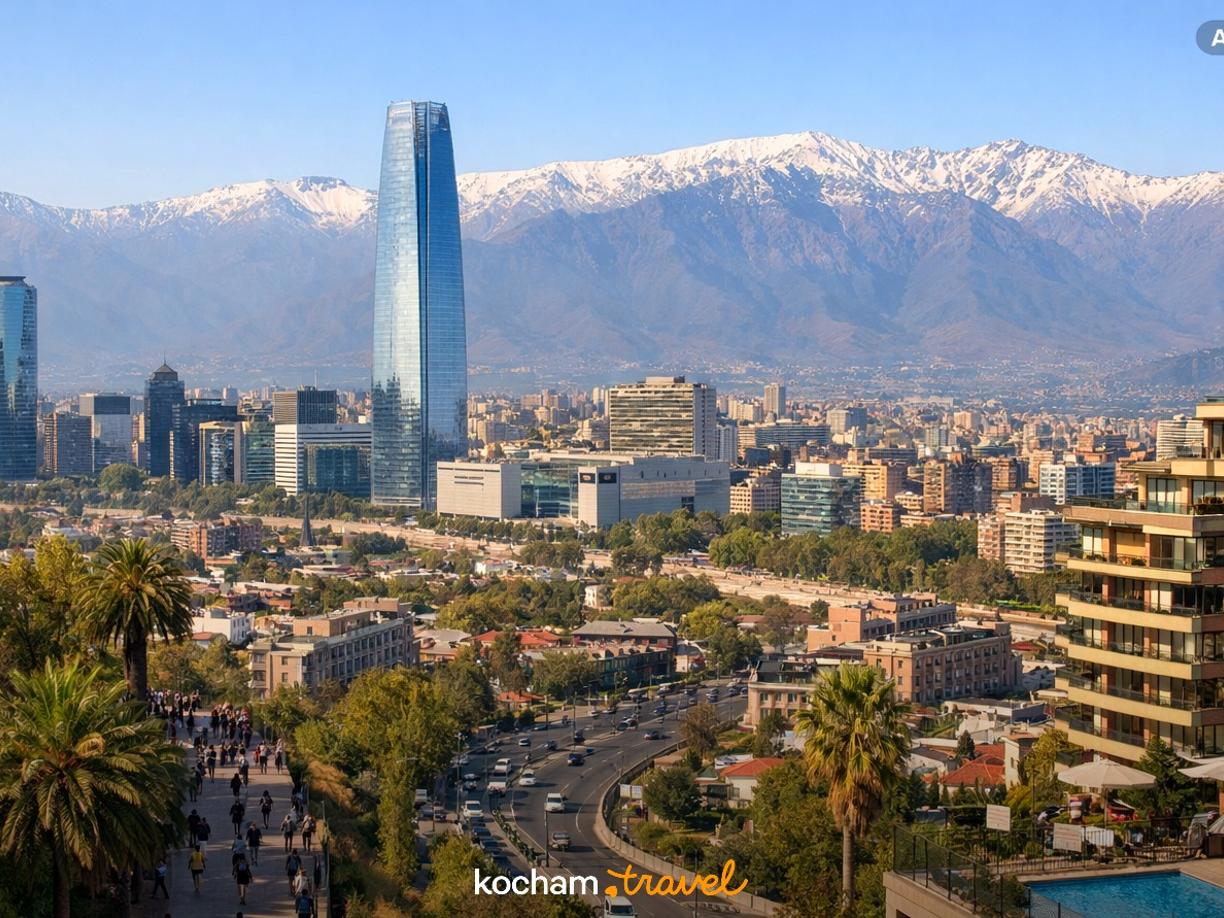 Ilustracja do tematu: Chile. Ceny w Santiago w sezonie 2026/2027 – jaki budżet dzienny przygotować?