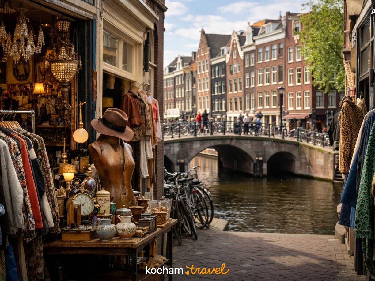 Ilustracja do tematu: City break z Poznania: Amsterdam - gdzie szukać unikalnych antyków i ubrań vintage w stolicy Holandii