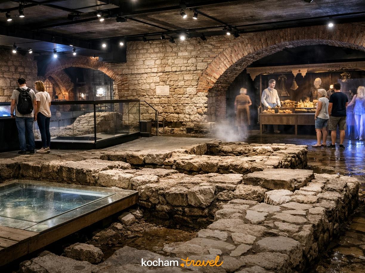 Ilustracja do tematu: Podziemia Rynku Głównego. Jak przygotować się do wizyty w interaktywnym muzeum archeologicznym?