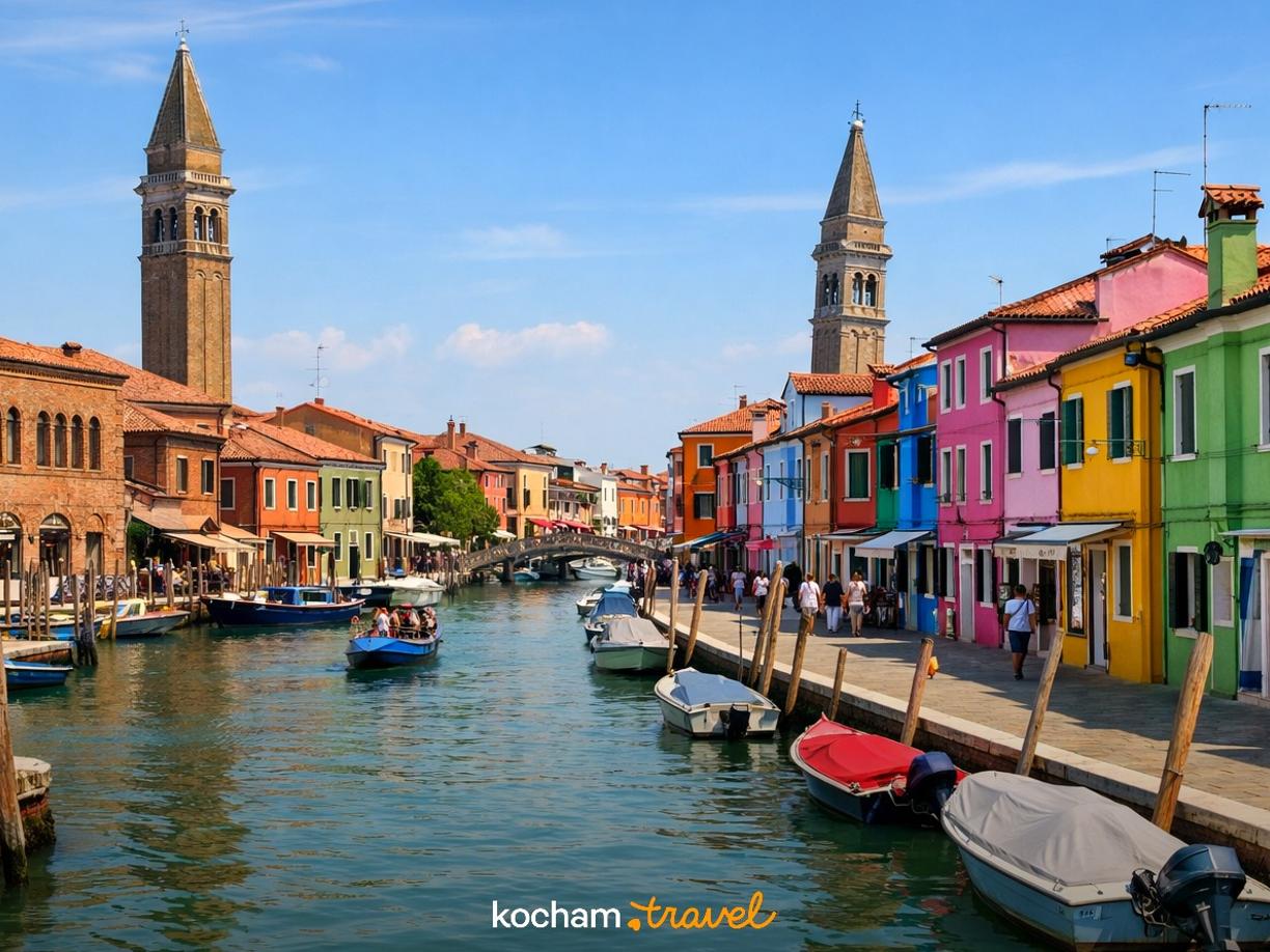 Ilustracja do tematu: City break z Krakowa: Wenecja we Włoszech - przewodnik po rzemieślniczych wyspach Murano i Burano