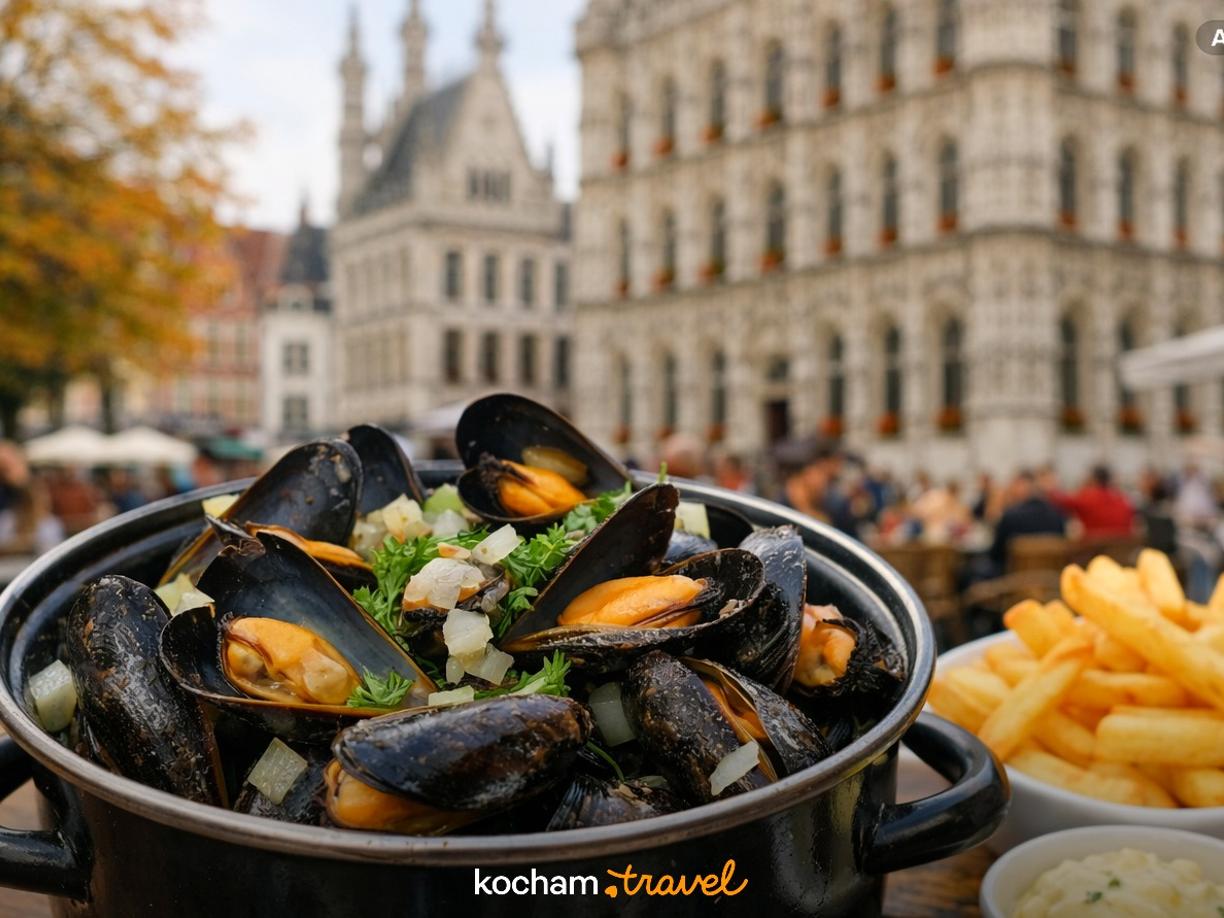 Ilustracja do tematu: Belgia. Jesienny sezon na małże: w których restauracjach w Leuven zjesz najlepsze mule po flandryjsku.