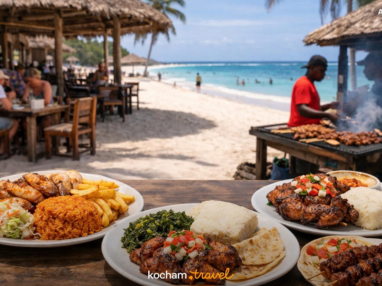 Ilustracja do tematu: Kenia. Ile kosztuje wyżywienie na Diani Beach? Ceny obiadów w restauracjach i street foodu