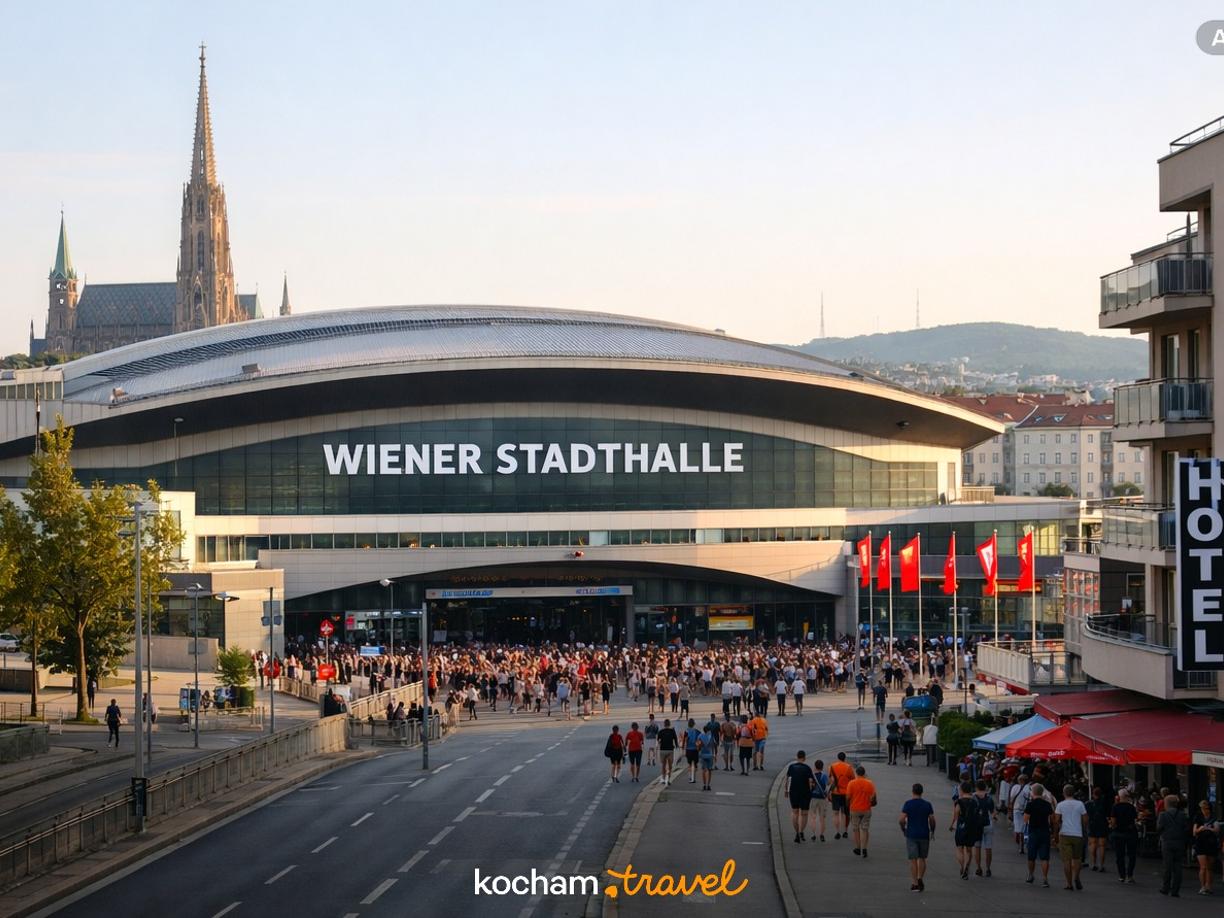 Ilustracja do tematu: Austria. Jak samemu zorganizować wyjazd na turniej tenisowy Erste Bank Open w Wiedniu: bilety, dojazdy i noclegi blisko Wiener Stadthalle