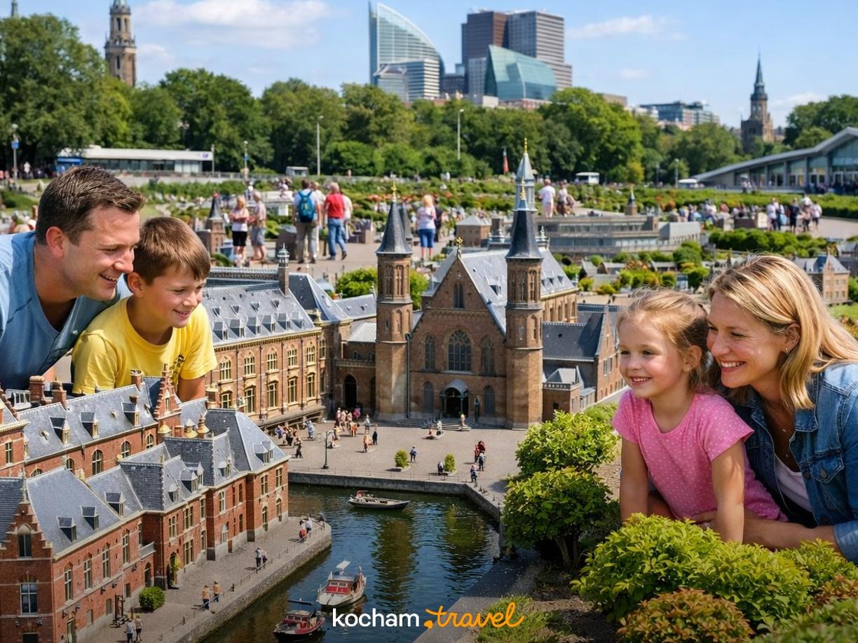 Ilustracja do tematu: Gotowy pomysł na wyjazd do Hagi w Niderlandach z całą rodziną i wizytę w parku miniatur Madurodam