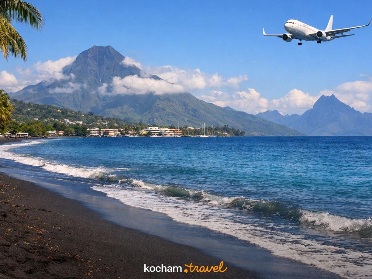 Ilustracja do tematu: Gdzie samolotem na urlop: Polinezja Francuska i wulkaniczne plaże Tahiti z bazą wypadową w Papeete