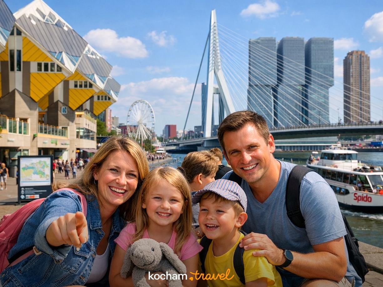 Ilustracja do tematu: Rotterdam z dziećmi: co zobaczyć i jak zaplanować idealny rodzinny wyjazd?
