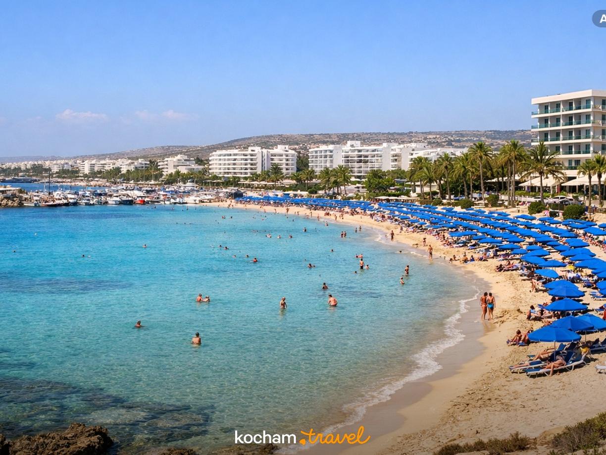Ilustracja do tematu: Cypr. Ayia Napa: jak dojechać i gdzie spać — przejrzysty plan?