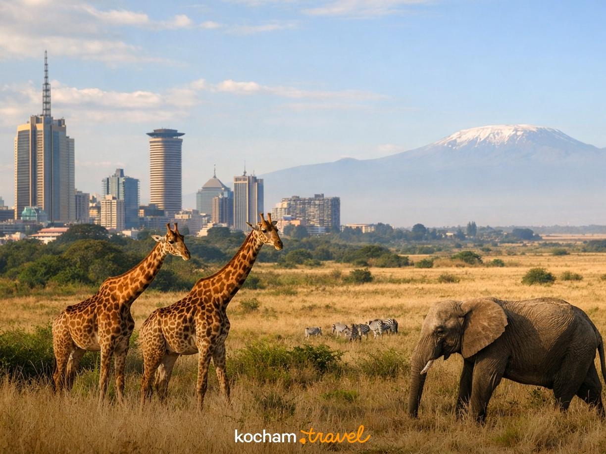 Ilustracja do tematu: Jak zaplanować wakacje do: Nairobi oraz Kenii