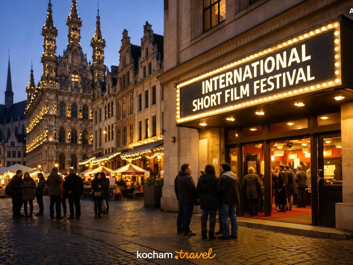 Ilustracja do tematu: Belgia. Wyjazd na Międzynarodowy Festiwal Filmów Krótkometrażowych w Leuven: jak zdobyć bilety i samodzielnie ułożyć plan grudniowego urlopu.