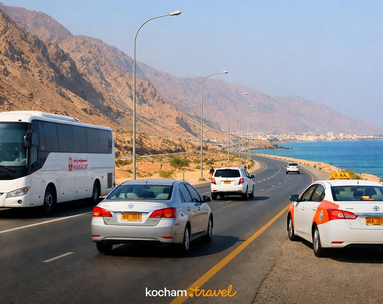 Ilustracja do tematu: Oman. Ile kosztuje dojazd z Maskatu do Sur? Porównanie cen autobusów, taksówek i wynajmu auta.
