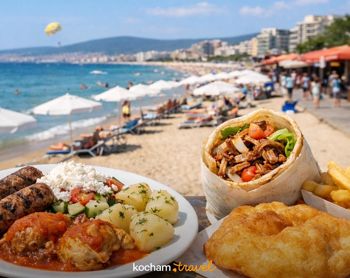 Ilustracja do tematu: Słoneczny Brzeg: gdzie zjeść — lokalne klasyki i street food?