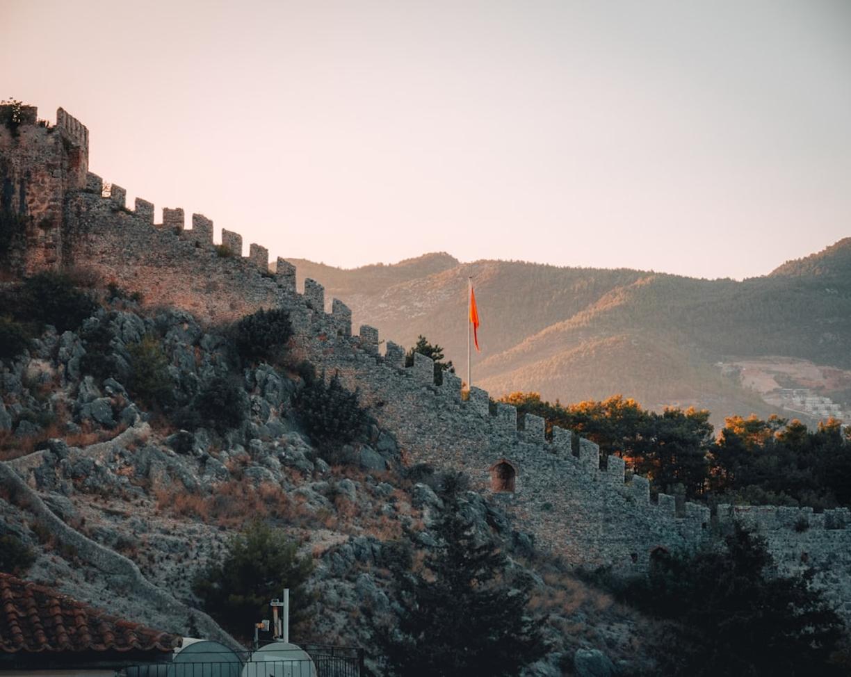 Widok na Zamek Alanya i wybrzeże