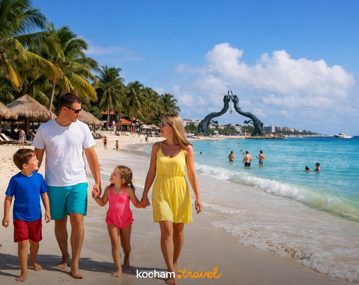 Ilustracja do tematu: Gotowy plan podróży: wyjazd do Playa del Carmen w Meksyku na 10-dniowe ferie zimowe z dziećmi