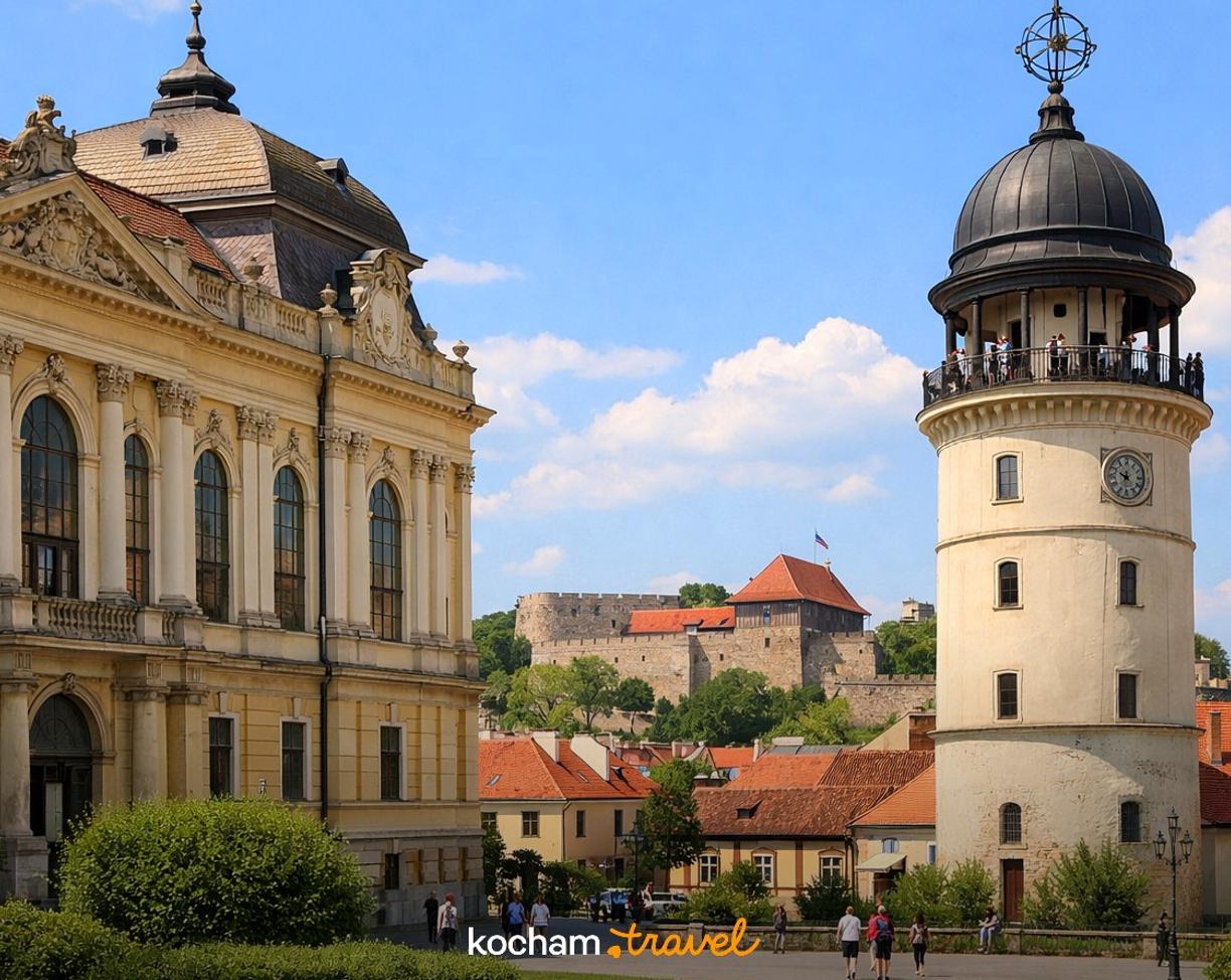 Ilustracja do tematu: City break z Krakowa: Eger na Węgrzech - tajemnice barokowego Liceum i astronomicznej Wieży Magicznej.