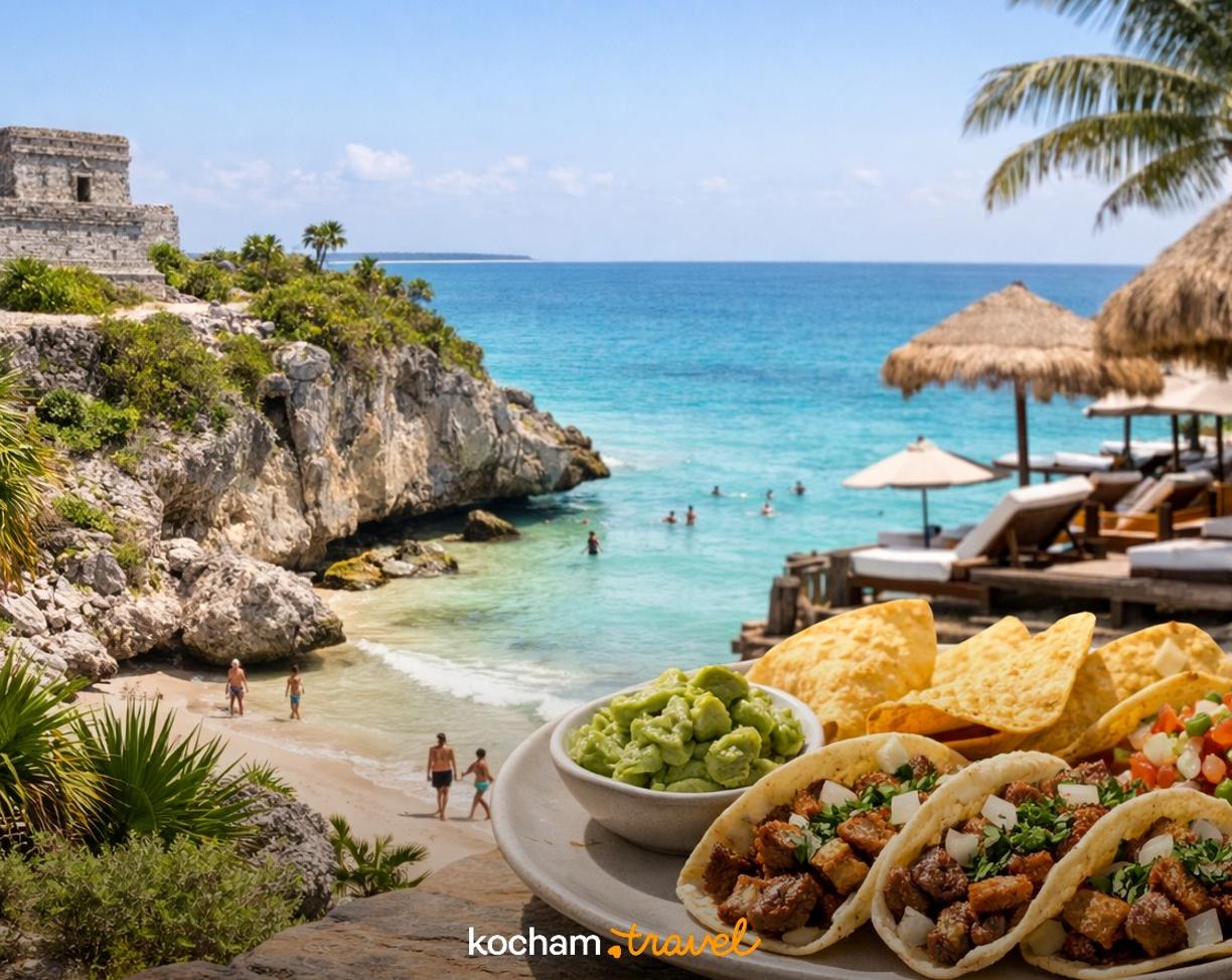 Ilustracja do tematu: Gotowy plan podróży: wyjazd do Tulum w Meksyku na 7 dni z idealnym balansem relaksu, jedzenia i zwiedzania