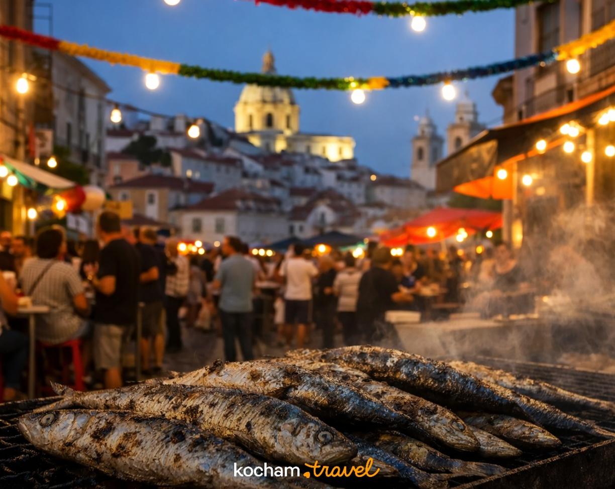 Ilustracja do tematu: Portugalia. Festas de Lisboa: jak samodzielnie zaplanować wyjazd na czerwcowe święto sardynek?
