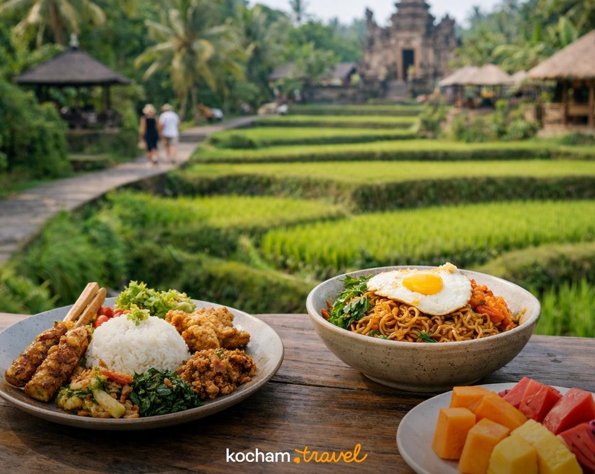 Ilustracja do tematu: Gotowy plan podróży: wyjazd do Ubud w Indonezji w rytmie slow travel, łączący niespieszne zwiedzanie z kulinarnymi odkryciami