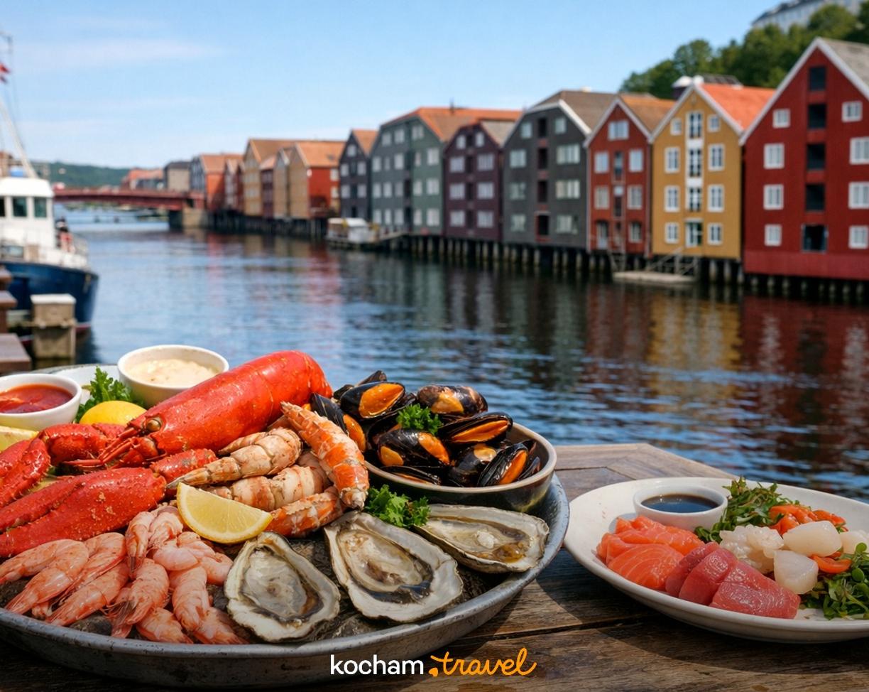Ilustracja do tematu: Norwegia. Świeże owoce morza w Trondheim: gdzie szukać i co zamówić?