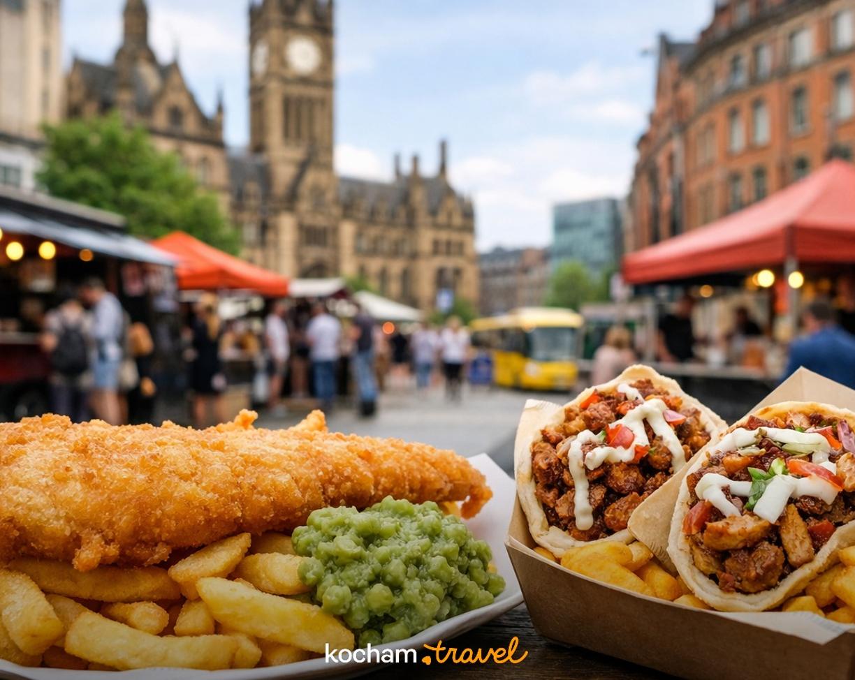 Ilustracja do tematu: Manchester: gdzie zjeść — lokalne klasyki i street food?