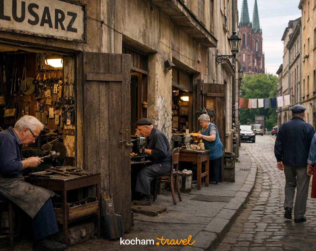 Ilustracja do tematu: Tajemnice warszawskiej Pragi: ginące zawody i tradycyjne pracownie rzemieślnicze na prawym brzegu Wisły