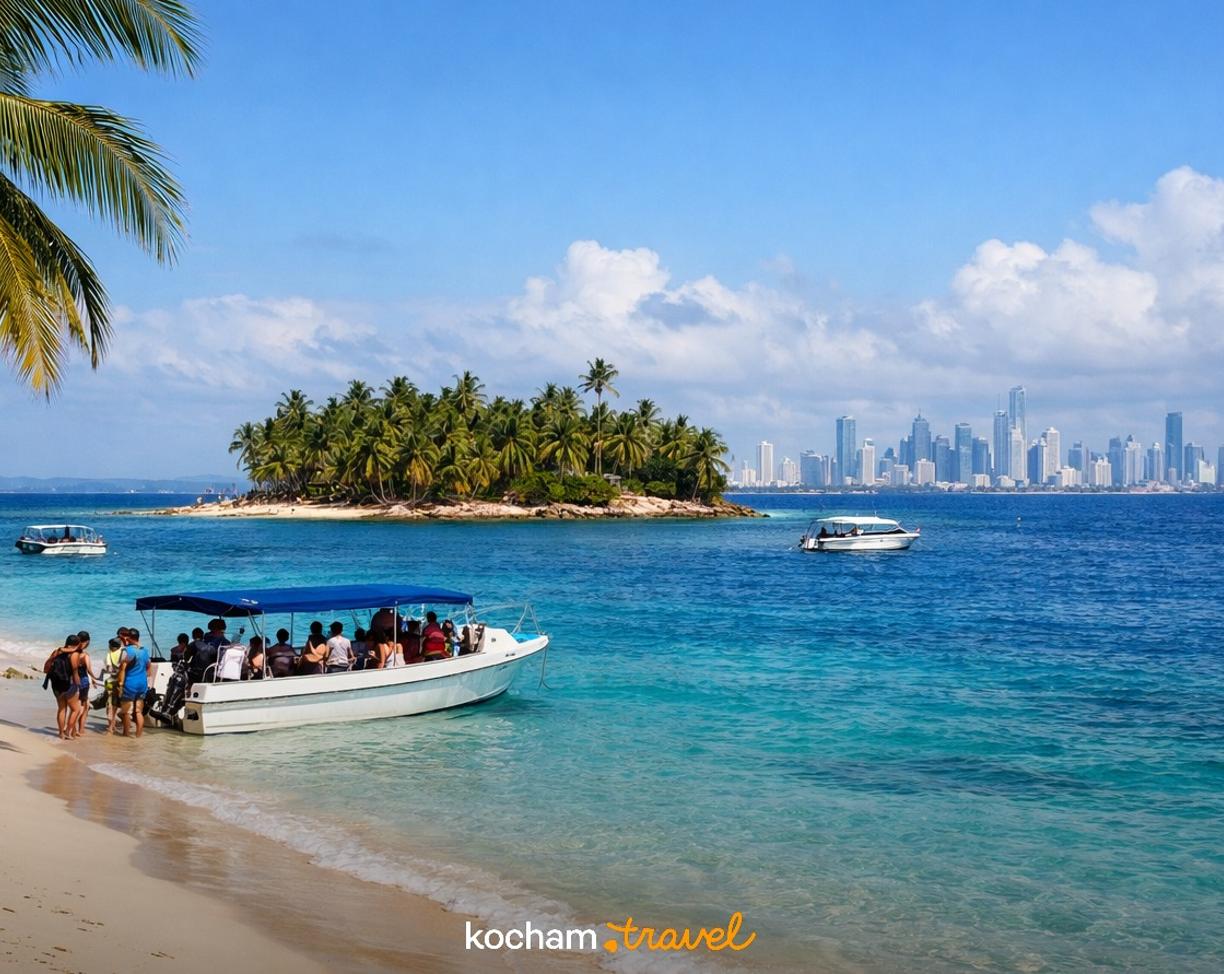 Ilustracja do tematu: Gotowy pomysł na wakacje w Panamie i jednodniowe rejsy z Panama City na pobliskie wyspy