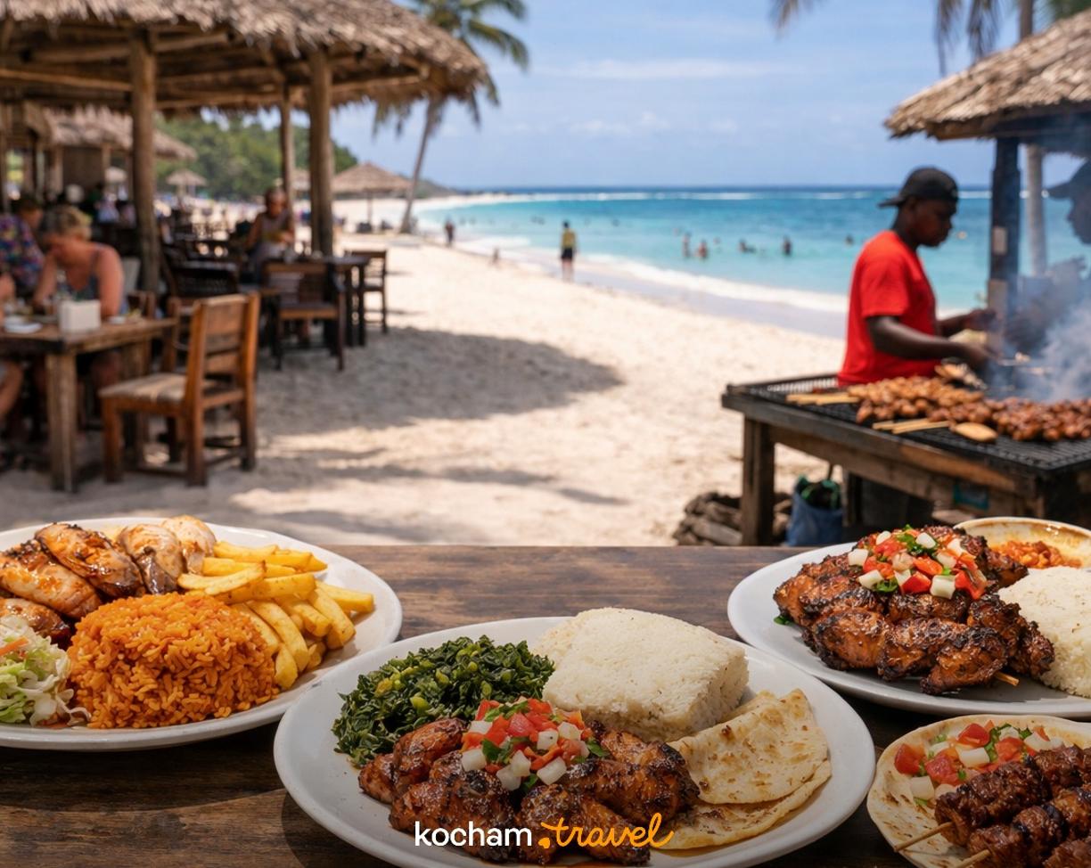 Ilustracja do tematu: Kenia. Ile kosztuje wyżywienie na Diani Beach? Ceny obiadów w restauracjach i street foodu