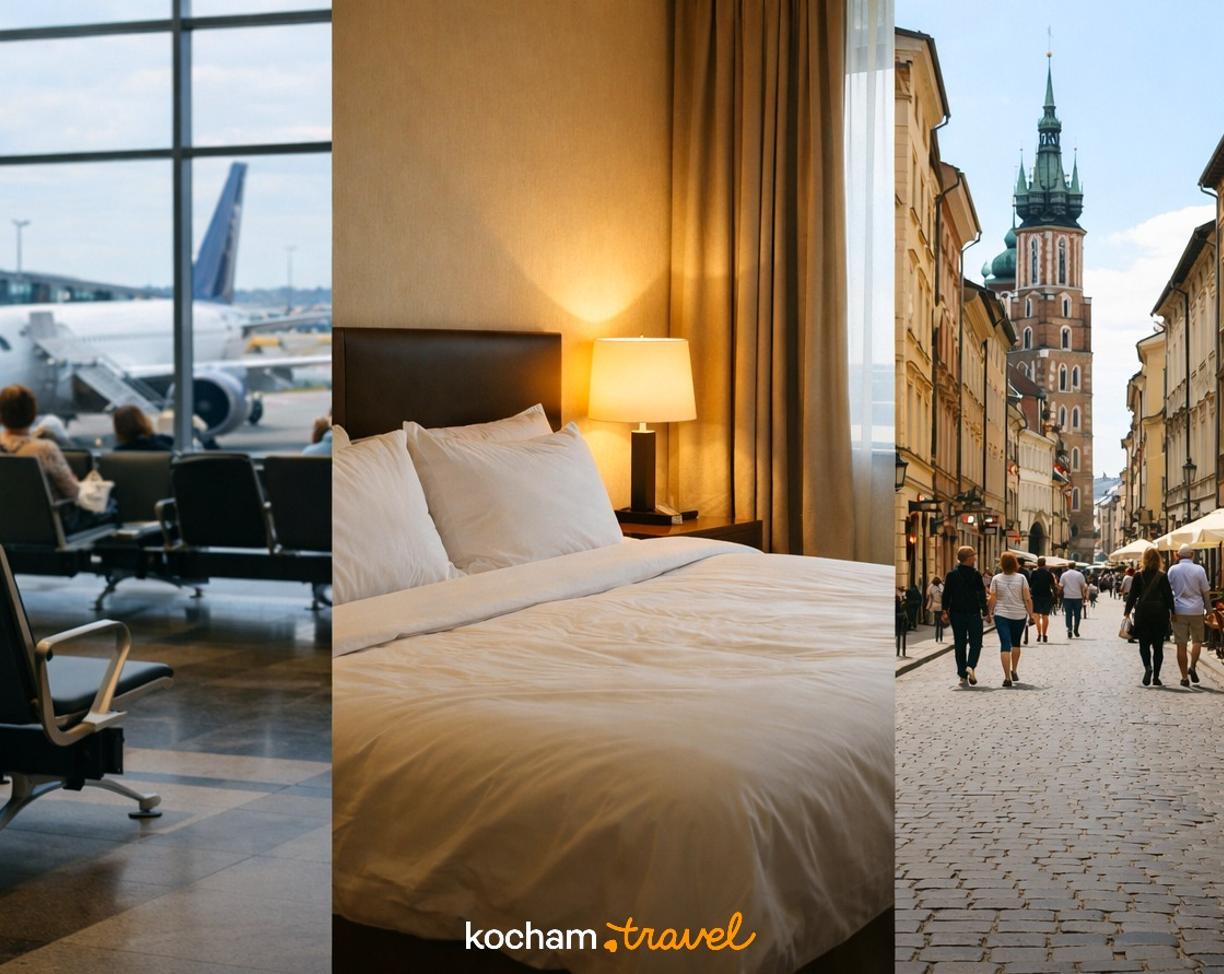 Ilustracja do tematu: Długa przesiadka na lotnisku. Jak zorganizować czas, darmowy hotel lub wyjście do miasta między lotami?