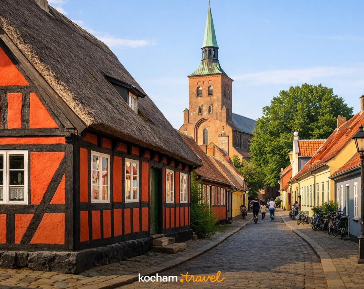 Ilustracja do tematu: Gdzie nocować w Odense w Danii? Przewodnik po najlepszych dzielnicach