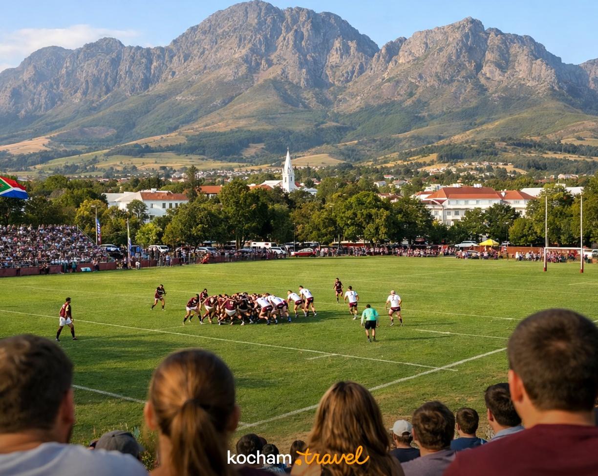 Ilustracja do tematu: RPA. Jak zaplanować wyjazd do Stellenbosch na mecze uniwersyteckiej ligi rugby: bilety i logistyka